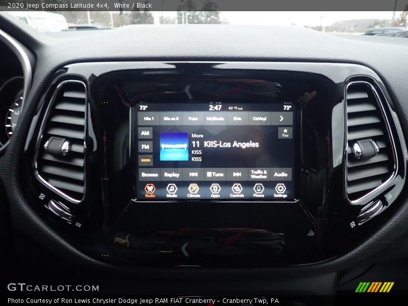 White / Black 2020 Jeep Compass Latitude 4x4