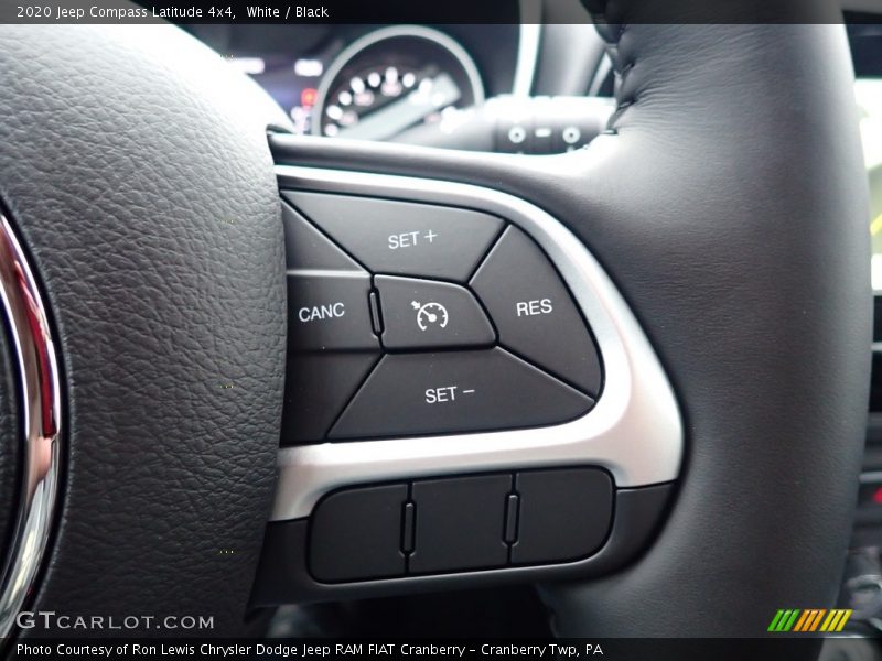 White / Black 2020 Jeep Compass Latitude 4x4