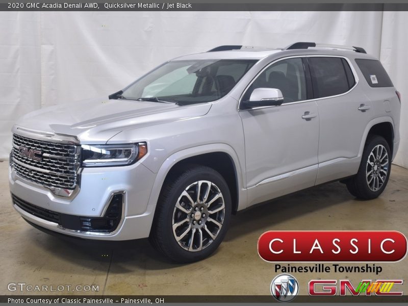 Quicksilver Metallic / Jet Black 2020 GMC Acadia Denali AWD