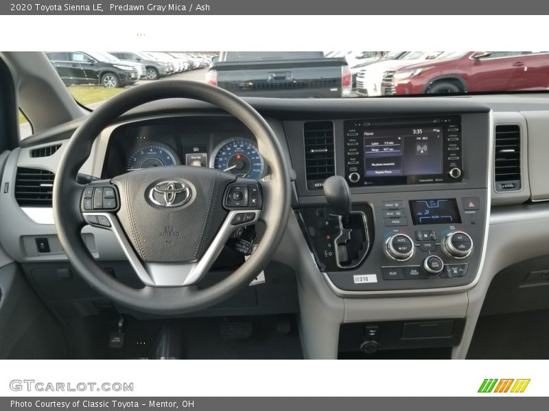 Predawn Gray Mica / Ash 2020 Toyota Sienna LE