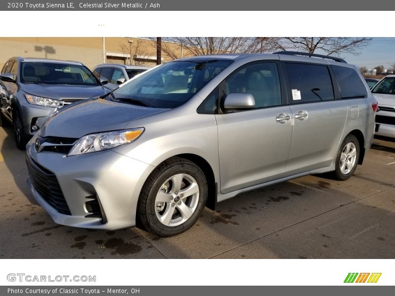 Celestial Silver Metallic / Ash 2020 Toyota Sienna LE