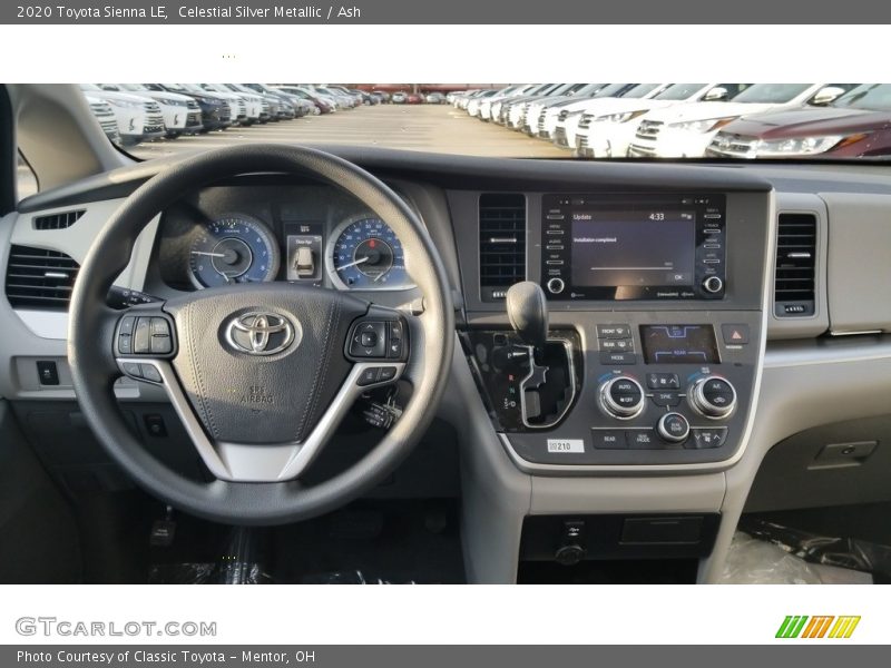Celestial Silver Metallic / Ash 2020 Toyota Sienna LE