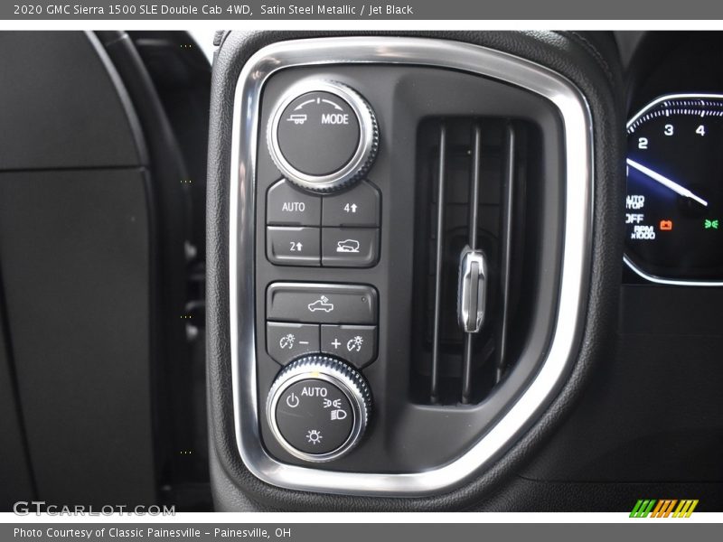 Satin Steel Metallic / Jet Black 2020 GMC Sierra 1500 SLE Double Cab 4WD