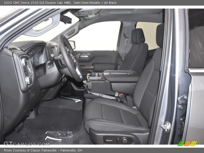 Satin Steel Metallic / Jet Black 2020 GMC Sierra 1500 SLE Double Cab 4WD