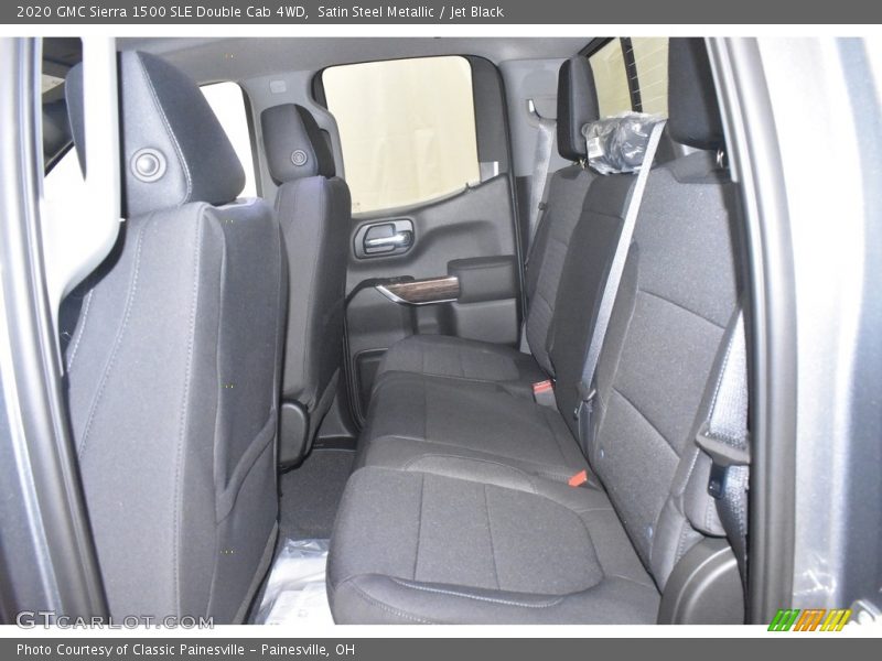 Satin Steel Metallic / Jet Black 2020 GMC Sierra 1500 SLE Double Cab 4WD