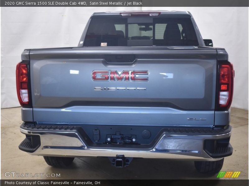 Satin Steel Metallic / Jet Black 2020 GMC Sierra 1500 SLE Double Cab 4WD