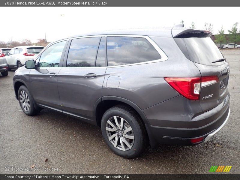 Modern Steel Metallic / Black 2020 Honda Pilot EX-L AWD