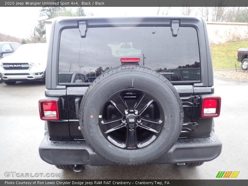 Black / Black 2020 Jeep Wrangler Unlimited Sport 4x4