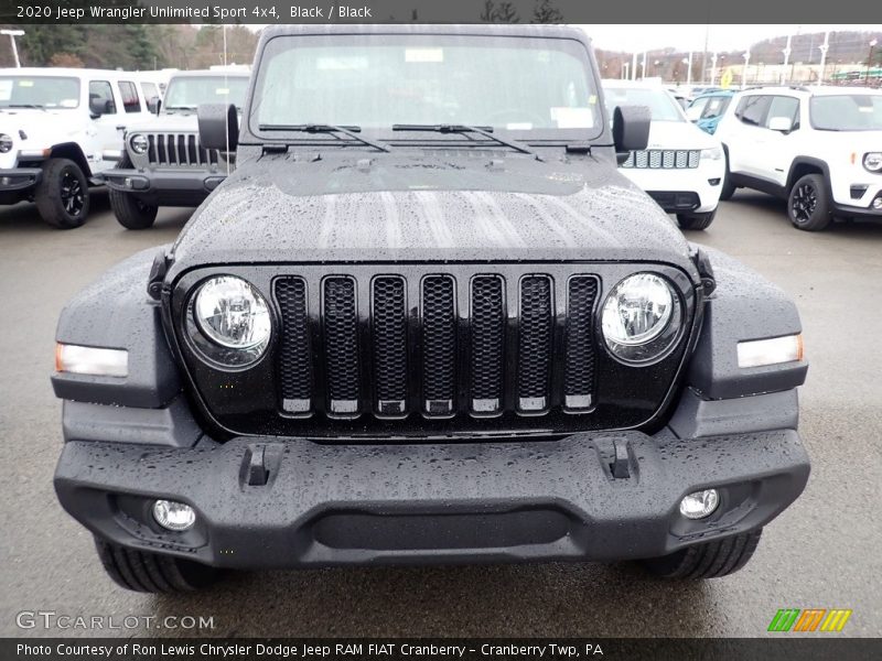 Black / Black 2020 Jeep Wrangler Unlimited Sport 4x4