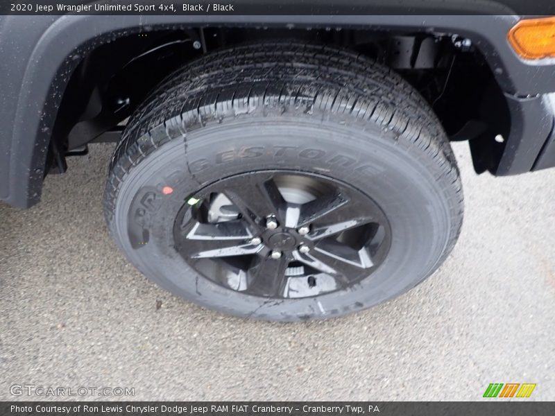 Black / Black 2020 Jeep Wrangler Unlimited Sport 4x4