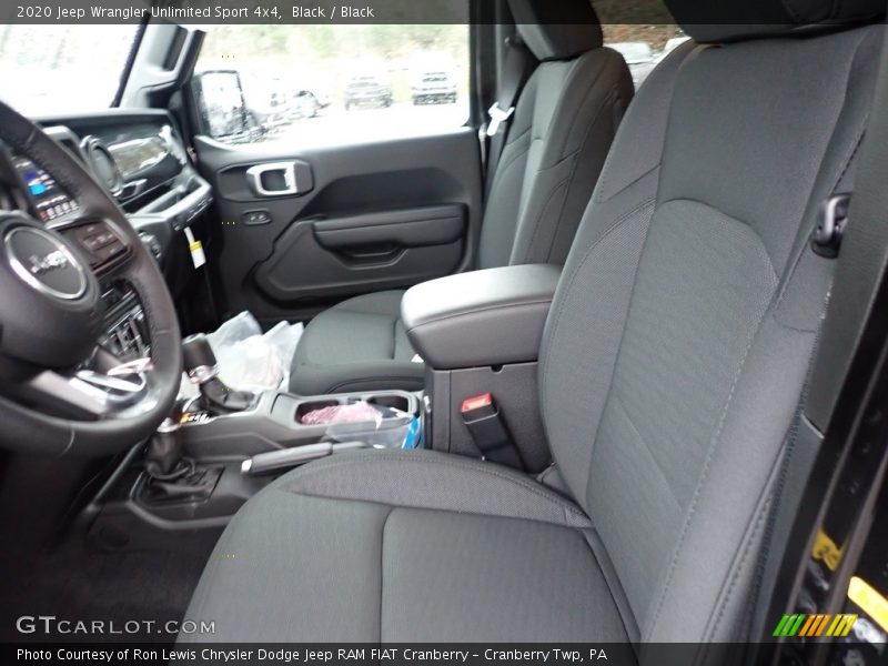 Black / Black 2020 Jeep Wrangler Unlimited Sport 4x4