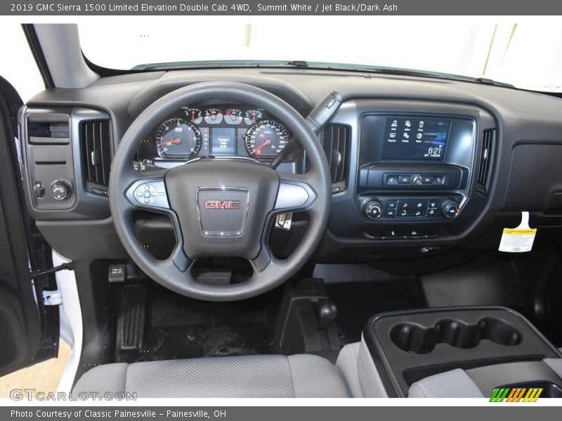 Summit White / Jet Black/Dark Ash 2019 GMC Sierra 1500 Limited Elevation Double Cab 4WD