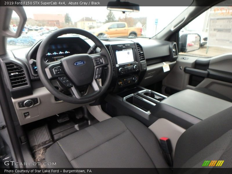  2019 F150 STX SuperCab 4x4 Black Interior