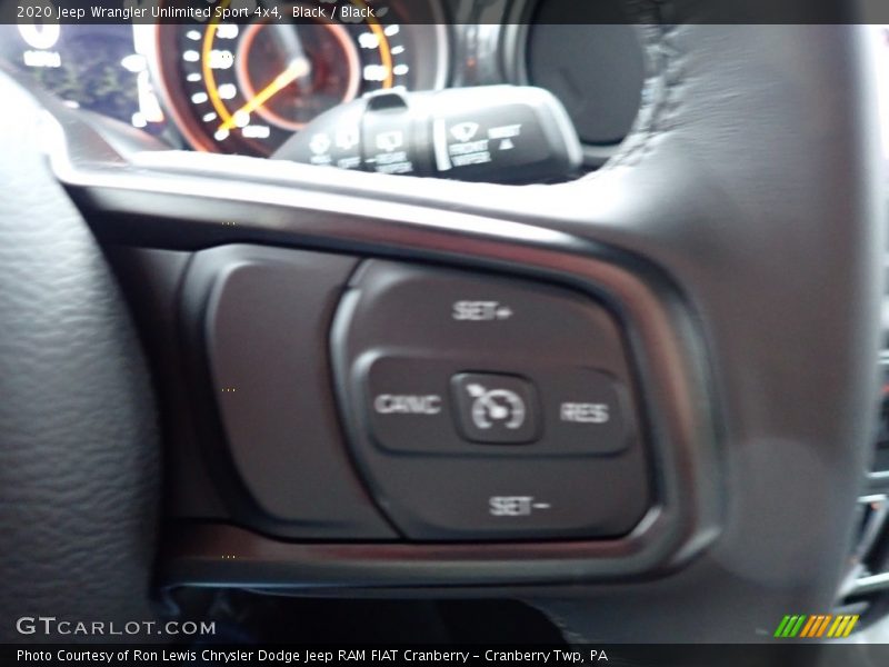 Black / Black 2020 Jeep Wrangler Unlimited Sport 4x4