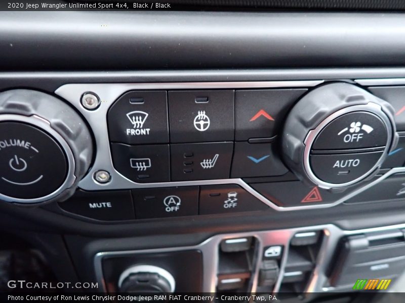 Black / Black 2020 Jeep Wrangler Unlimited Sport 4x4