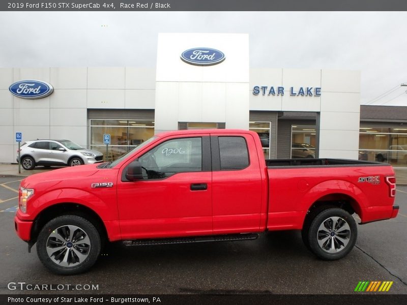 Race Red / Black 2019 Ford F150 STX SuperCab 4x4