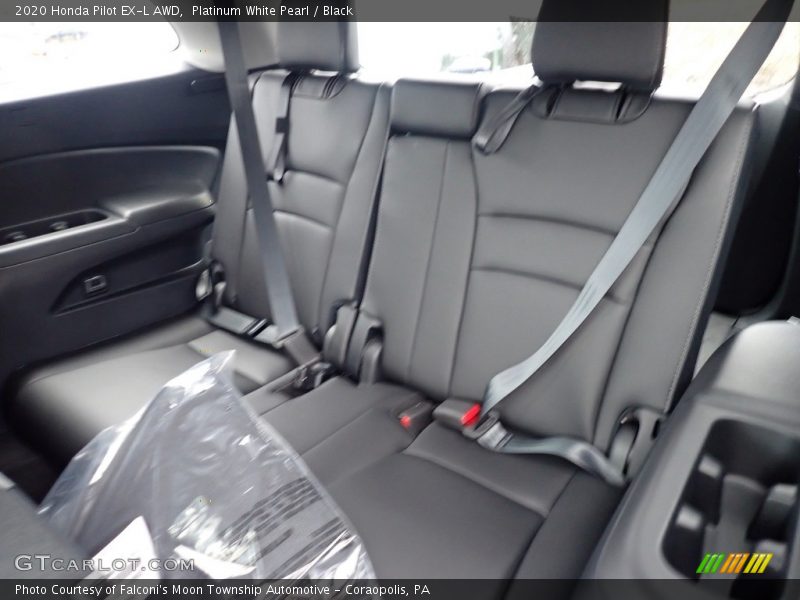 Platinum White Pearl / Black 2020 Honda Pilot EX-L AWD