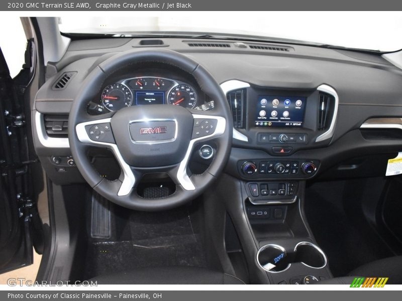 Graphite Gray Metallic / Jet Black 2020 GMC Terrain SLE AWD