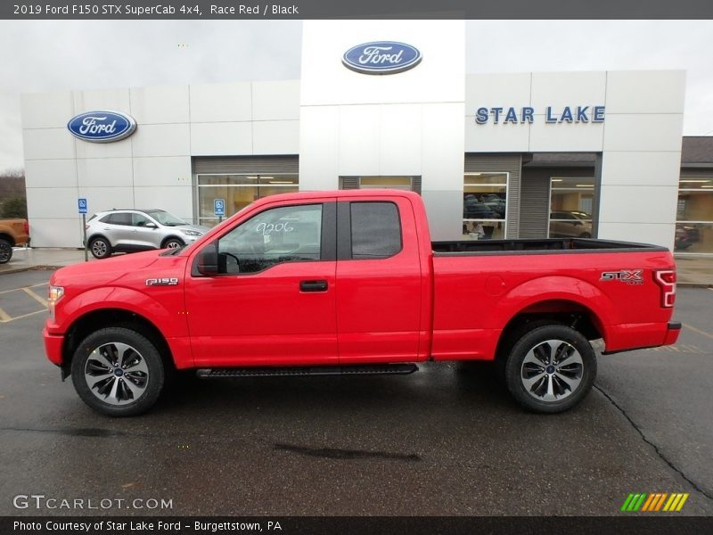 Race Red / Black 2019 Ford F150 STX SuperCab 4x4