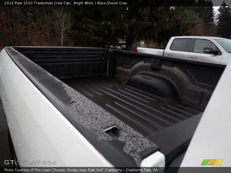 Bright White / Black/Diesel Gray 2019 Ram 1500 Tradesman Crew Cab