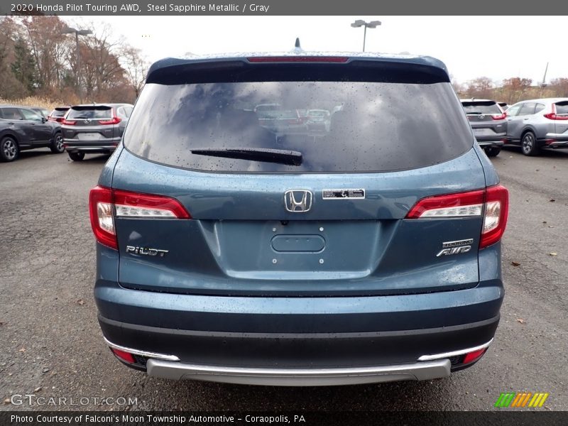 Steel Sapphire Metallic / Gray 2020 Honda Pilot Touring AWD