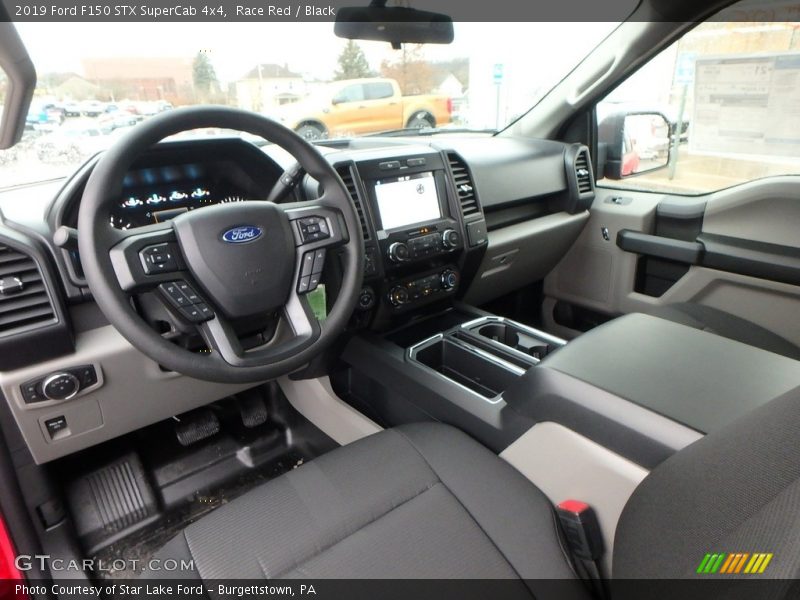  2019 F150 STX SuperCab 4x4 Black Interior