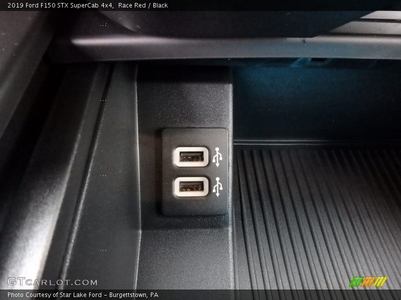 Race Red / Black 2019 Ford F150 STX SuperCab 4x4
