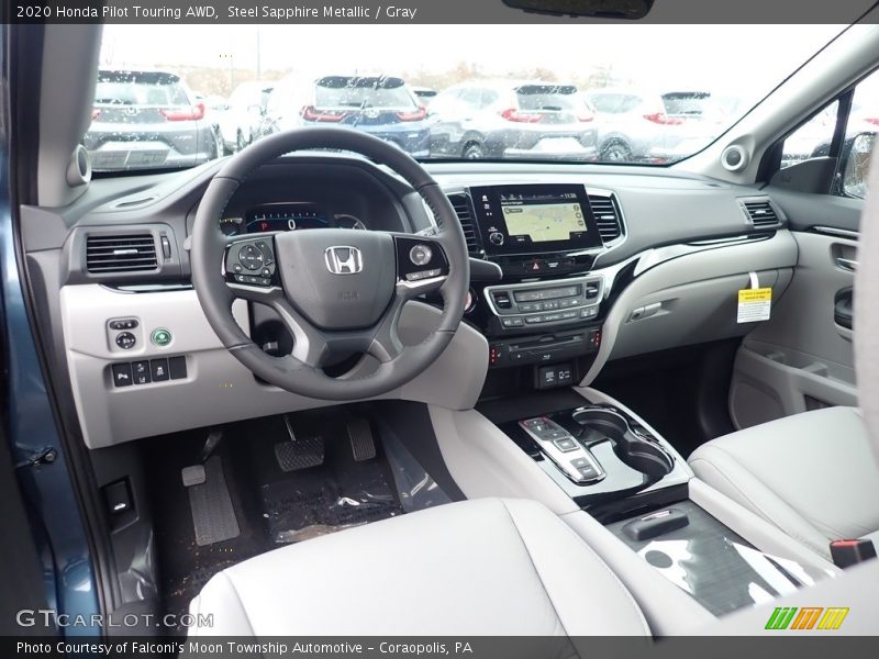  2020 Pilot Touring AWD Gray Interior