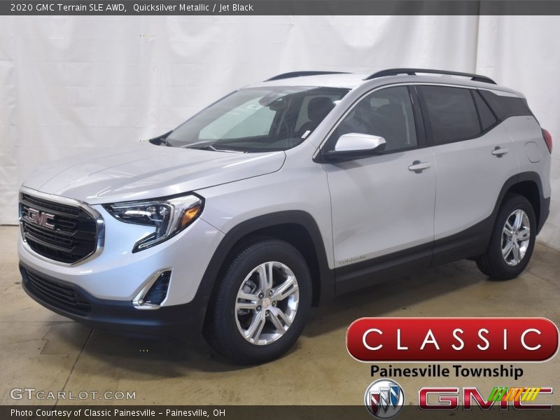 Quicksilver Metallic / Jet Black 2020 GMC Terrain SLE AWD