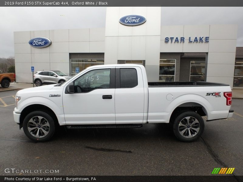 Oxford White / Black 2019 Ford F150 STX SuperCab 4x4