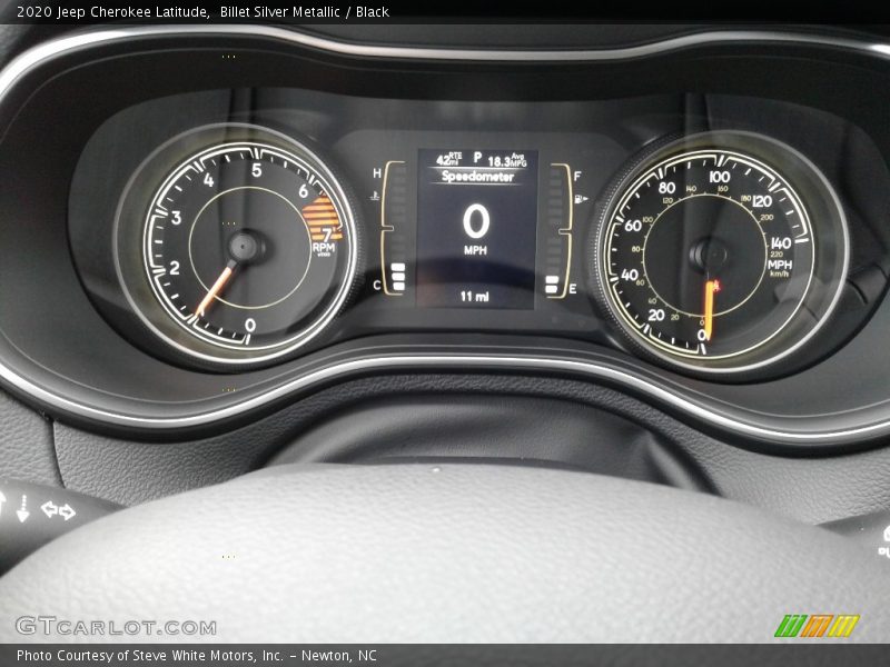 Billet Silver Metallic / Black 2020 Jeep Cherokee Latitude