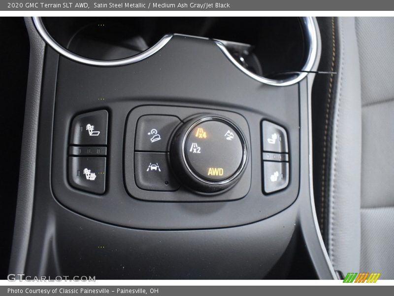 Satin Steel Metallic / Medium Ash Gray/Jet Black 2020 GMC Terrain SLT AWD