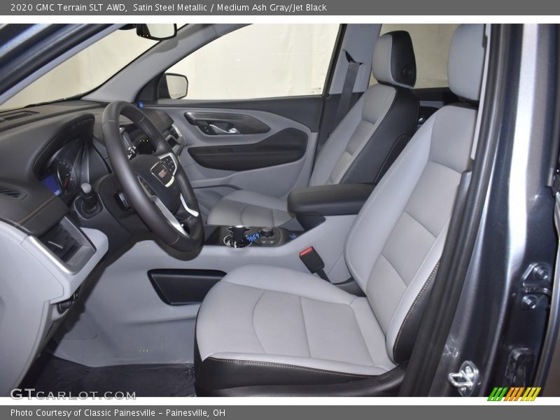 Satin Steel Metallic / Medium Ash Gray/Jet Black 2020 GMC Terrain SLT AWD