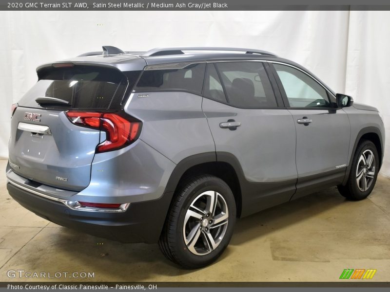 Satin Steel Metallic / Medium Ash Gray/Jet Black 2020 GMC Terrain SLT AWD