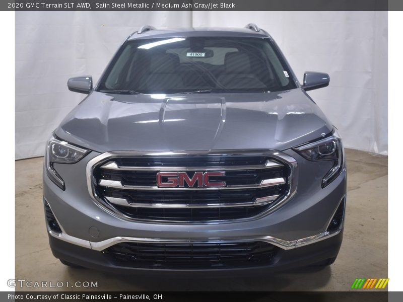 Satin Steel Metallic / Medium Ash Gray/Jet Black 2020 GMC Terrain SLT AWD