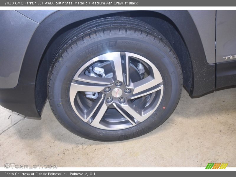 Satin Steel Metallic / Medium Ash Gray/Jet Black 2020 GMC Terrain SLT AWD