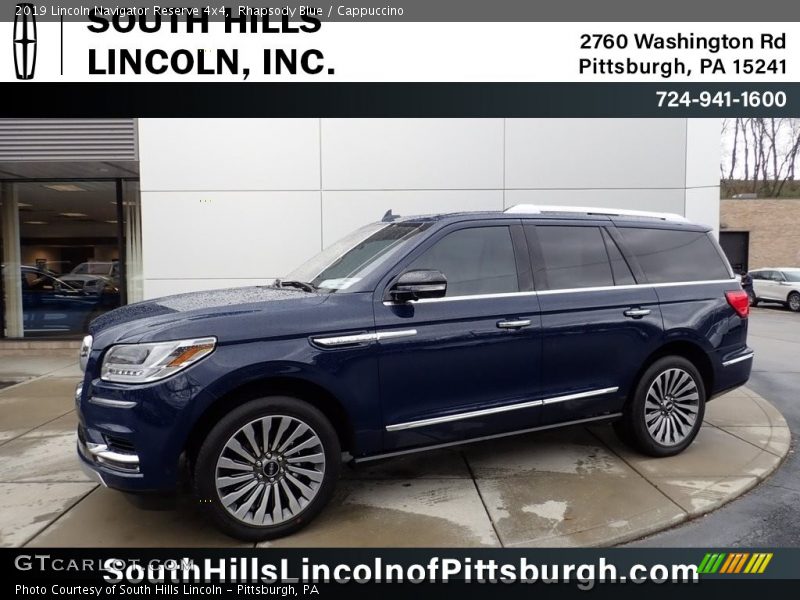 Rhapsody Blue / Cappuccino 2019 Lincoln Navigator Reserve 4x4