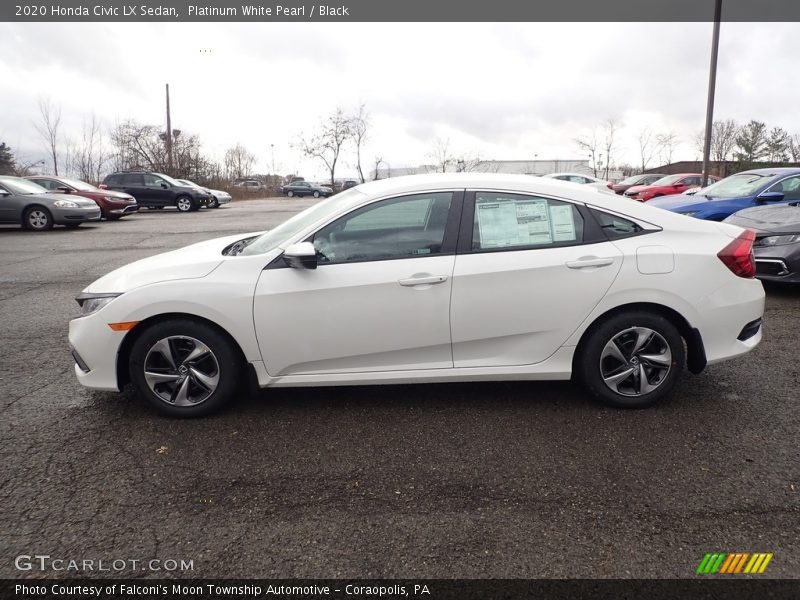 2020 Civic LX Sedan Platinum White Pearl
