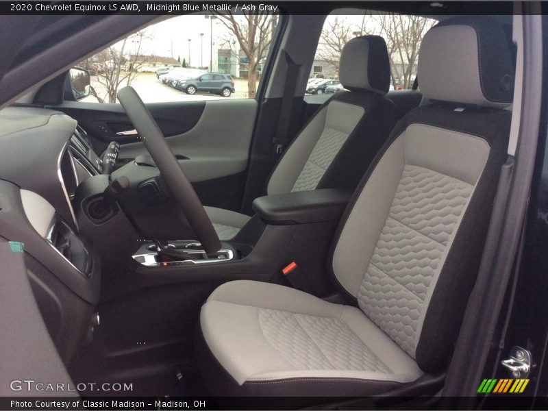 Midnight Blue Metallic / Ash Gray 2020 Chevrolet Equinox LS AWD