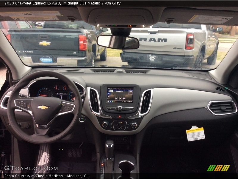 Midnight Blue Metallic / Ash Gray 2020 Chevrolet Equinox LS AWD