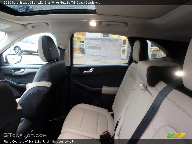Rear Seat of 2020 Escape SEL 4WD