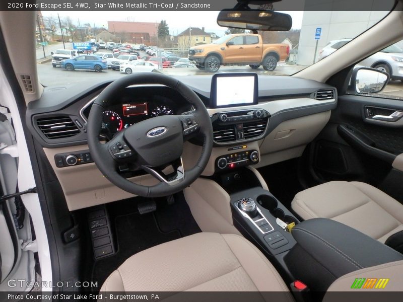 2020 Escape SEL 4WD Sandstone Interior