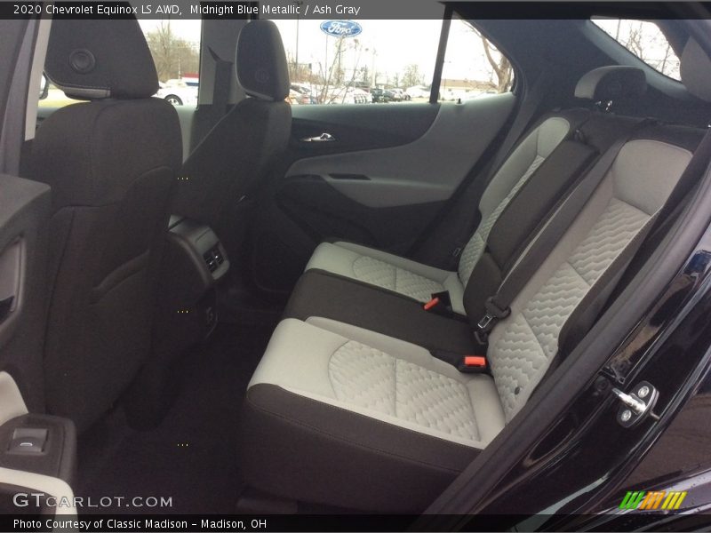 Midnight Blue Metallic / Ash Gray 2020 Chevrolet Equinox LS AWD