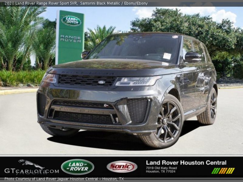 Santorini Black Metallic / Ebony/Ebony 2020 Land Rover Range Rover Sport SVR