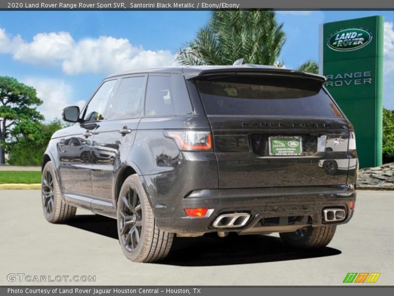 Santorini Black Metallic / Ebony/Ebony 2020 Land Rover Range Rover Sport SVR