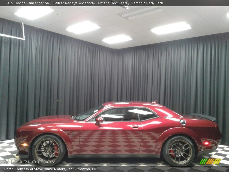 Octane Red Pearl / Demonic Red/Black 2019 Dodge Challenger SRT Hellcat Redeye Widebody