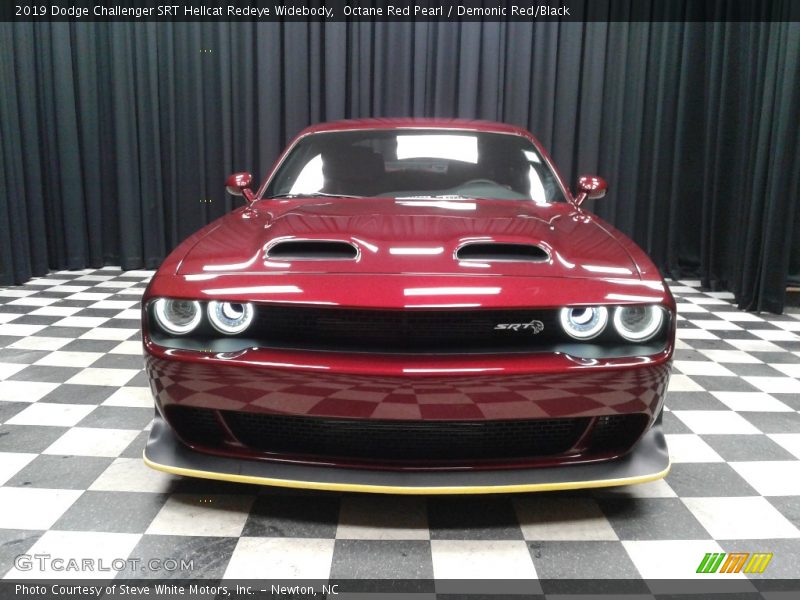 Octane Red Pearl / Demonic Red/Black 2019 Dodge Challenger SRT Hellcat Redeye Widebody