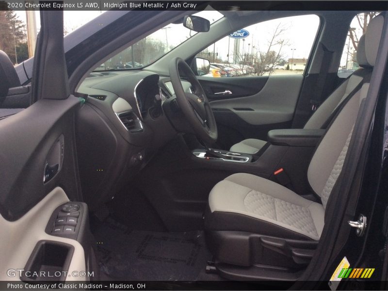 Midnight Blue Metallic / Ash Gray 2020 Chevrolet Equinox LS AWD