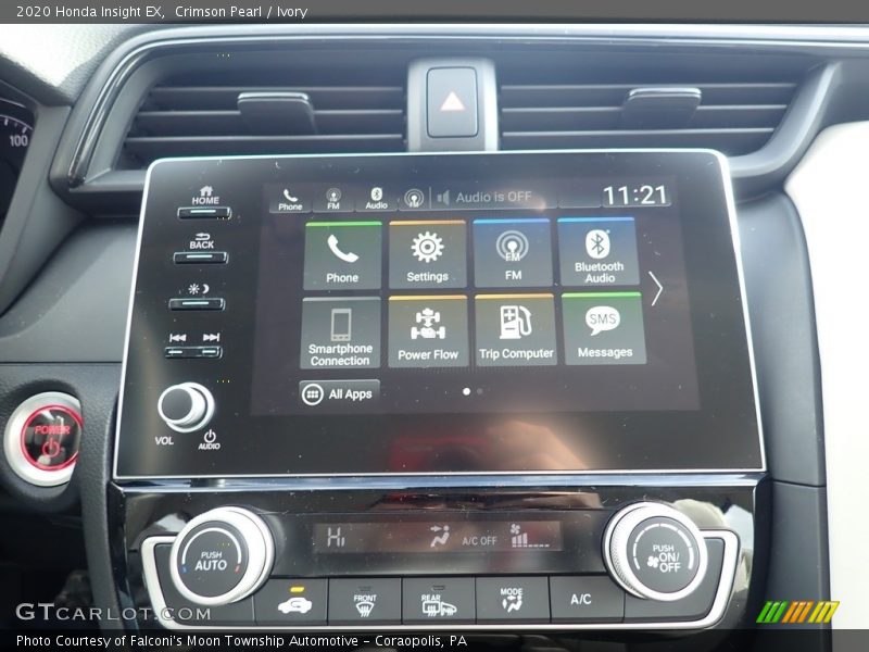 Crimson Pearl / Ivory 2020 Honda Insight EX