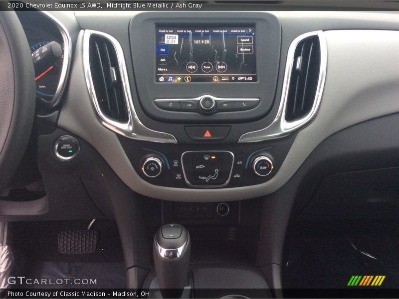 Midnight Blue Metallic / Ash Gray 2020 Chevrolet Equinox LS AWD